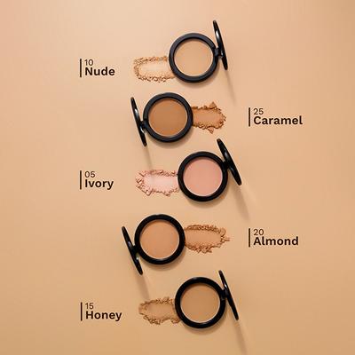 Pilgrim Ivory-05 Matte Finish Compact Powder SPF 25 Absorbs Oil, Conceals & Gives Radiant Skin 7 gm - Compact Powder