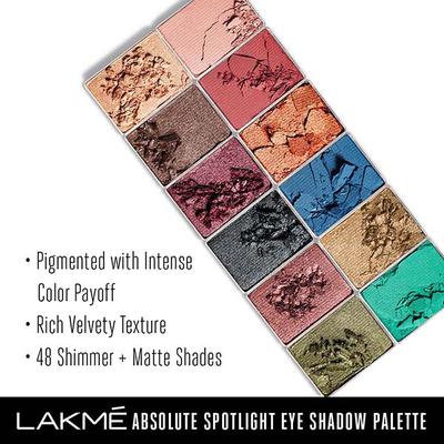 Lakme Absolute Spotlight Eye Shadow Palette Berry Martini 12 gm - Eyeliners