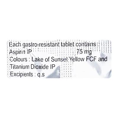 Ecosprin 75 Tablet 14'S - Blood Clot-Ant