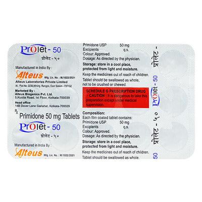 PROLET 50 Tablet 15's - Epilepsy/Convulsion-Ant