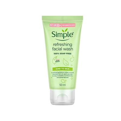 Simple Kind to Skin Refreshing Facial Wash 50 ml - Face Wash & Cleansers