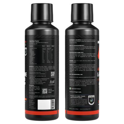 Nutrabay Pro L Carnitine +Vitamin B5 Liquid - Orange 450 ml Online at Best Price