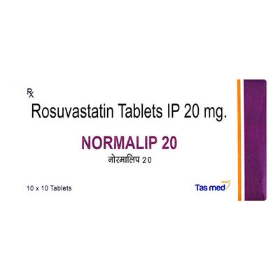 Normalip 20mg Tablet 10'S - High Cholesterol-Dys
