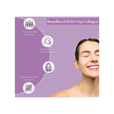 INJA Veg Collagen Powder - Blackcurrant Flavour 150 g - Hair & Skin