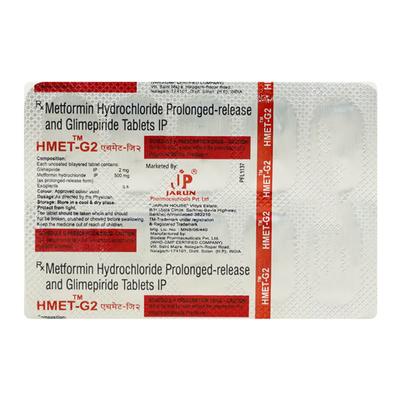 Hmet G 2Mg Tablet 10's - Diabetes-Ant