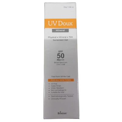UV Doux Mineral Sunscreen SPF 50 PA ++++ Gel 30 g - Face Sunscreen