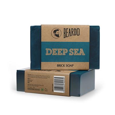 Beardo Brick Soap - Deep Sea 125 gm - Soaps