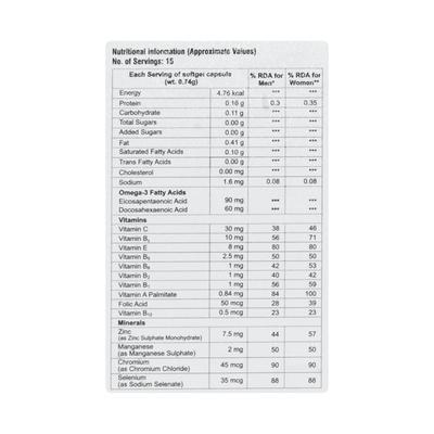 Vibrox Softgel Capsule 15'S - Supplements-Vam