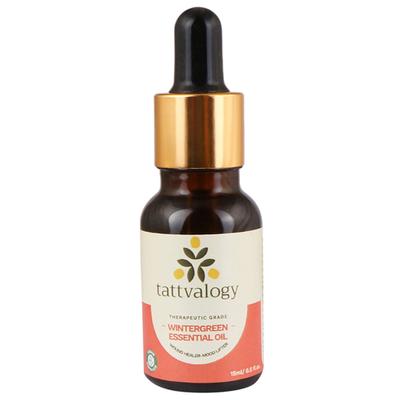 Tattvalogy Wintergreen Essential Oil Therapeutic Grade 15 ml - Essential Oils