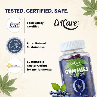 Ericare Colon Cleanse Gummies 30 s - Digestive Health