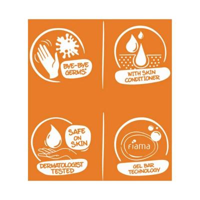Fiama Gel Bar Peach And Avocado, 125g each 6's - Soaps