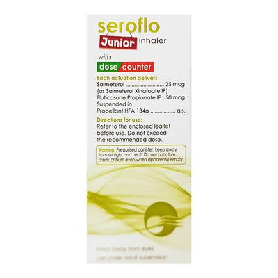 SEROFLO JUNIOR Inhaler 120md - Asthma/COPD-Ast
