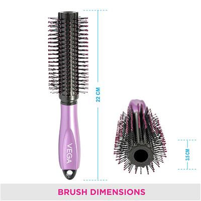 Vega Round Brush (E18 - RB) 130 gm - Hair Brushes
