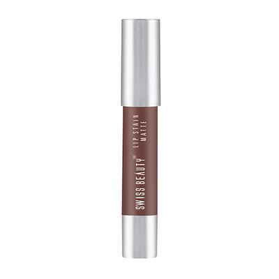 Swiss Beauty Lip Stain Matte Lipstick - (Bare) 3.4 gm - Lipsticks