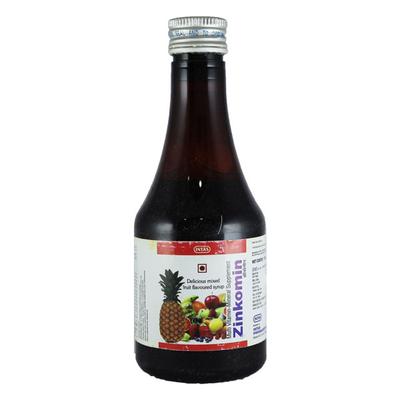 ZINKOMIN Delicious Mixed Fruit Flavoured Syrup 200ml - Supplements-Vam