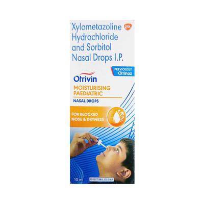OTRIVIN MOISTURISING PAEDIATRIC Nasal Drops 10ml - Nasal Congestion-Nas