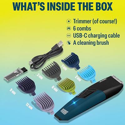 Bombay Shaving Company Power Play Next Trimmer, Self Sharpening Blades, Trimmer for Men 130 gm - Trimmers