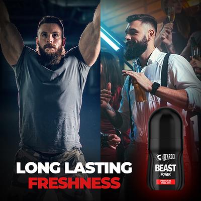 Beardo Beast Power Perfume Roll On 50 ml - Men Deodorants/Roll-Ons