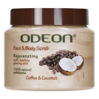 Odeon Coffee & Coconut Face And Body Scrub 300 ml - Scrubs & Exfoliants
