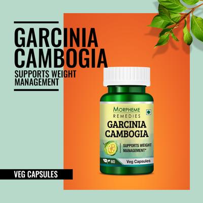 Morpheme Remedies Garcinia Cambogia Veg Capsule 60's - Herbal Dietary Supplement