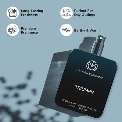 The Man Company Triumph Eau De Toilette for Men 50 ml - Men Perfumes (Edt/Edp)