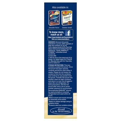 Ensure Powder - Vanilla Flavour 200 gm (Refill Pack) - Daily Health Drinks