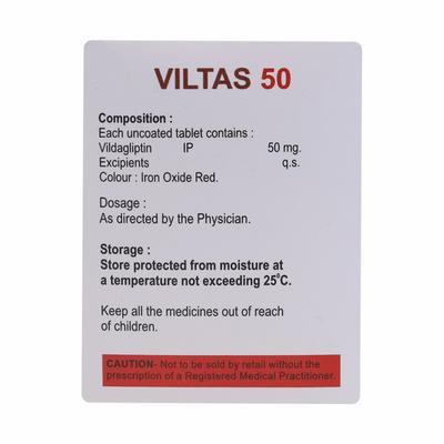 VILTAS 50 Tablet 15's - Diabetes-Ant