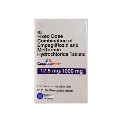 COSPIAQ MET 12.5/1000 Tablet 10's - Diabetes-Ant