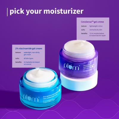 Plum CeraSense Moisturizing Creme - Instant barrier repair & 72-hr moisturization 50 g - Face Moisturizers