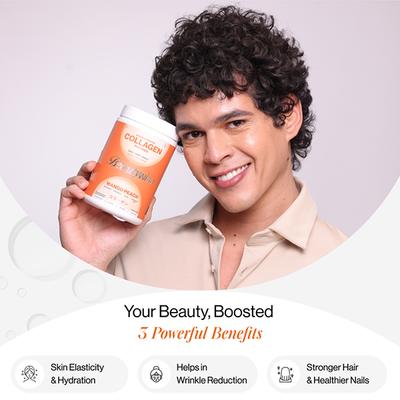 Beautywise Advanced Collagen Peptides (Mango Peach) 200 gm - Multi-Vitamins