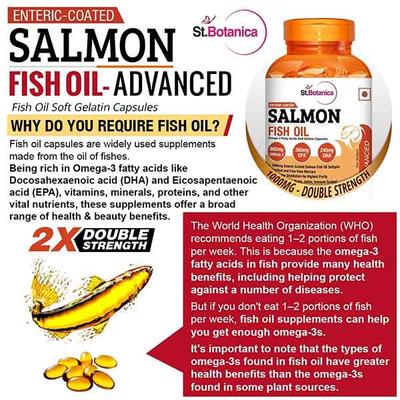 St.Botanica Enteric Coated Salmon Fish Oil Advanced Softgel 60's - Face Washes