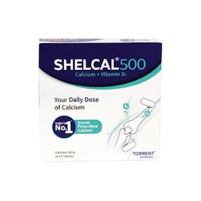Shelcal-500 Tablet 15's - Calcium And Minerals
