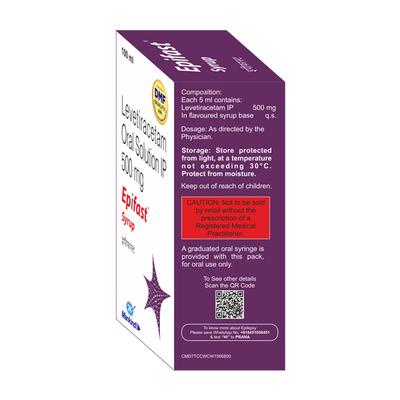 EPIFAST Syrup 100ml - Epilepsy/Convulsion-Ant
