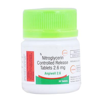 Angiwell 2.6mg Tablet 30'S - Angina