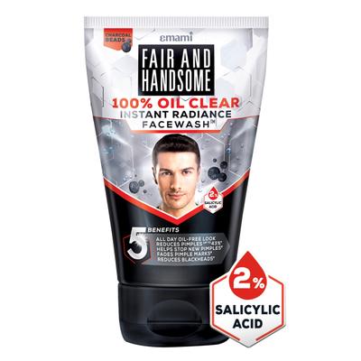 Fair and Handsome 100% Oil Clear Face Wash 100 gm - Face Wash & Cleansers