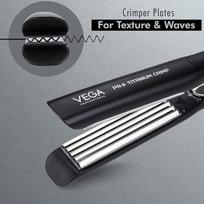 VEGA Professional Pro Titanium Crimp Hair Crimper, (VPPMS-02) 1's - Rollers & Curlers