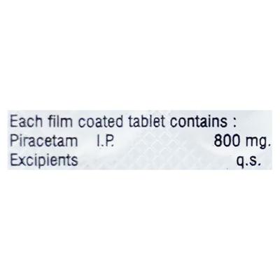 Cognitam 800mg Tablet 10'S - Nootropics And Neurotrophics