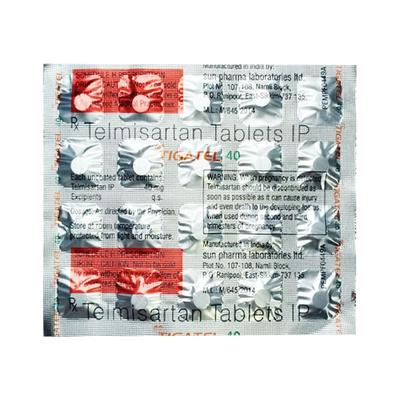 TIGATEL 40 Tablet 20's - Hypertension-Ang