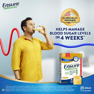 Ensure Diabetes Care Specialized Nutrition Drink Refill - Vanilla Delight Flavour 1.9 kg - Diabetes (Fitness)