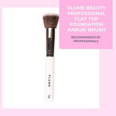 Plume P03 Flat Top Foundation Kabuki Brush 1's - Face Brush