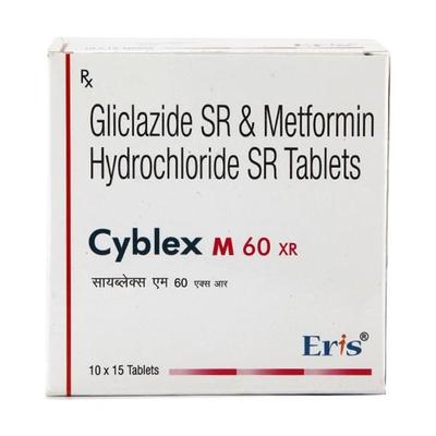 Cyblex M XR 60mg Tablet 15'S - Diabetes-Ant