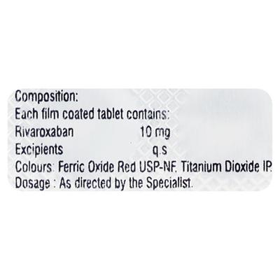 RIXANT 10 Tablet 10's - Blood Clot-Ant