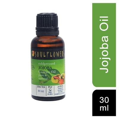 Soulflower Coldpressed Carrier Oil - Jojoba 30 ml - Hair Oils