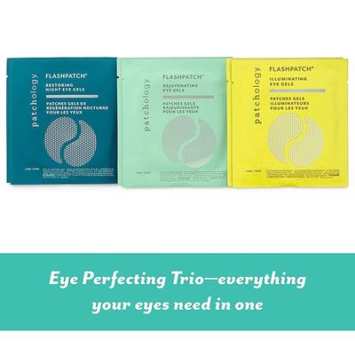 Patchology All Eyes on You Kit - 1-Rejuvenating Eye Gels 2-Restoring Night Eye Gels, 3-Illuminating Eye Gels (2 + 2 + 2 Pair) 1's - Eye Gels & Roll-On