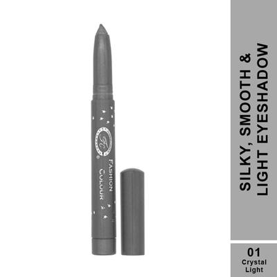 Fashion Colour German Eyeshadow, 01 Crystal Light 1.4 gm - Eyeshadow, Bases & Primers