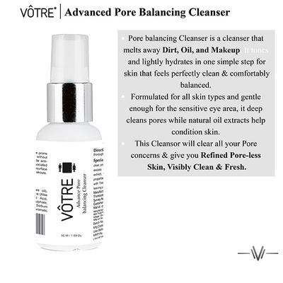 Votre Advanced Pore Balancing Cleanser 50 ml - Face Wash & Cleansers