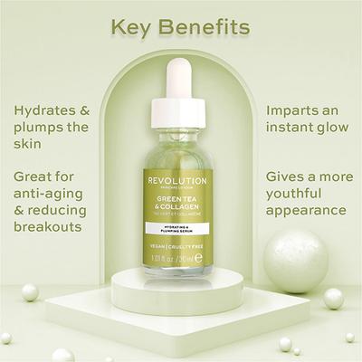 Revolution Skincare Green Tea & Collagen Serum 30 ml - Face Serum