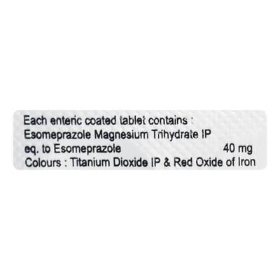 ESONTIA 40 Tablet 10's - Ulcer/Reflux/Flatulence-Aaa