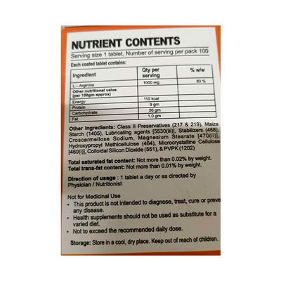 VITARGIN Tablet 10's - Supplements-Sup