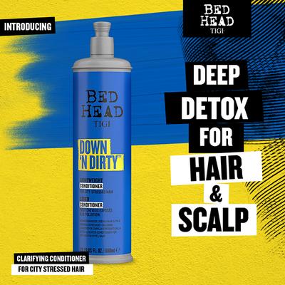 TIGI Bed Head Down N Dirty Lightweight Hair Conditioner for Detox and Repair 600 ml - Conditioners